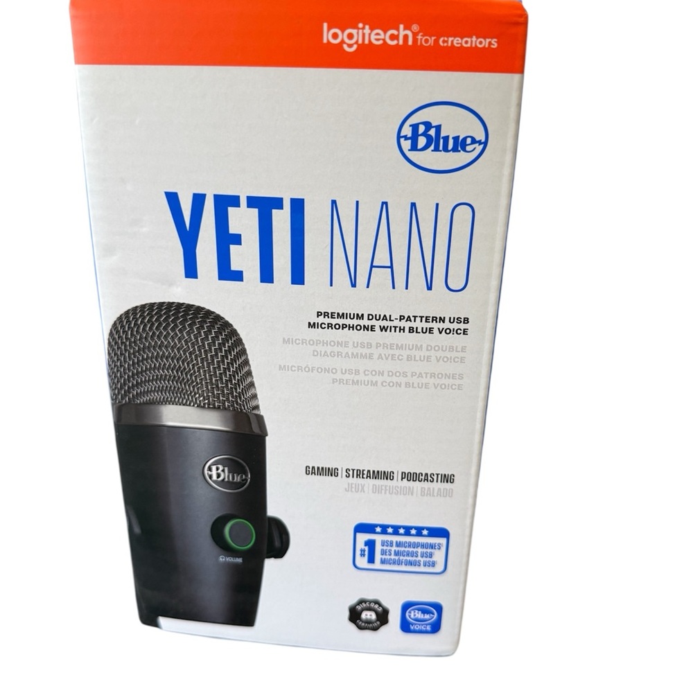 Logitech Yeti Nano USB Microphone - Black